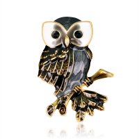 SB315 - Retro owl brooch